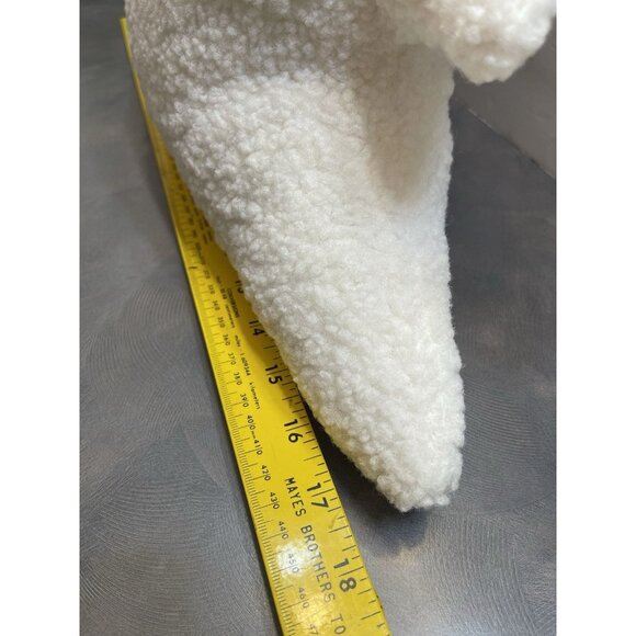 Hot Hugs Sherpa Shaped Christmas Tree Ivory Decorative Heat PadMicrowaveable NWT - Picture 12 of 14